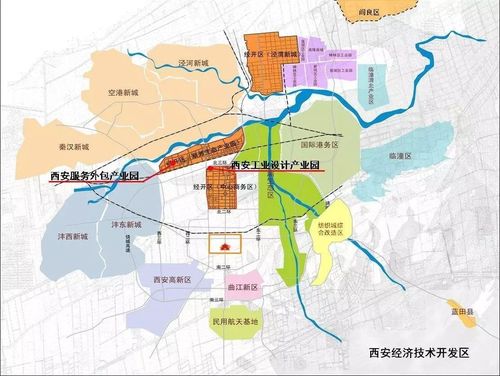 渭河以北建设渭北新城;渭河以南中心城区将以西安国家经济开发区为主